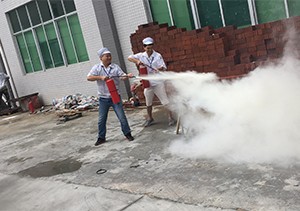 消防演練，91网站在行動